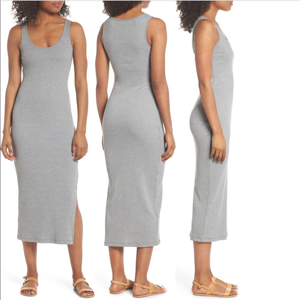 French Connection | Tommy Midi Dress | XS | GREY